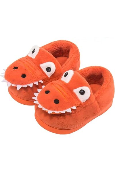 KASTWAVE Kids Toddler Winter Slippers for Boys and Girls, Non-Slip Indoor Fuz...