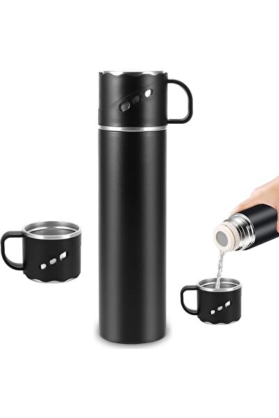 KASTWAVE Flask for Hot Drink,Double Wall Stainless Steel Travel Mug with Leak...