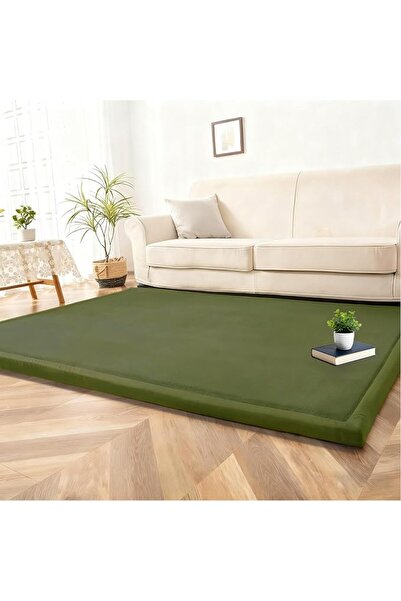 GENERAL Large Coral Velvet Play Mat Foam Padded Playmats 2CM Washable Non-Sli...