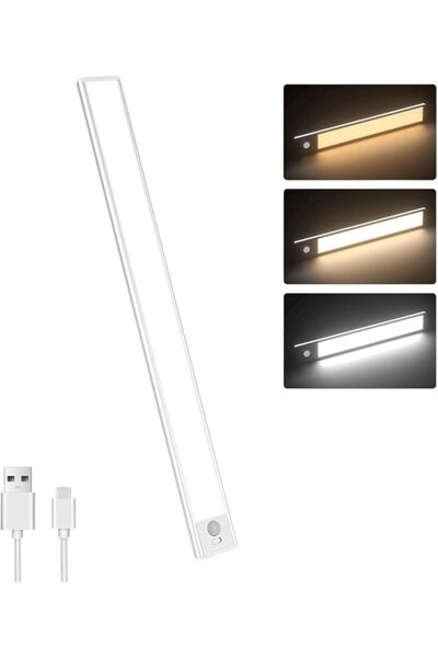 Generic Motion Sensor Closet Lights,3-Color Dimming LED Rechargeable Under Ca...