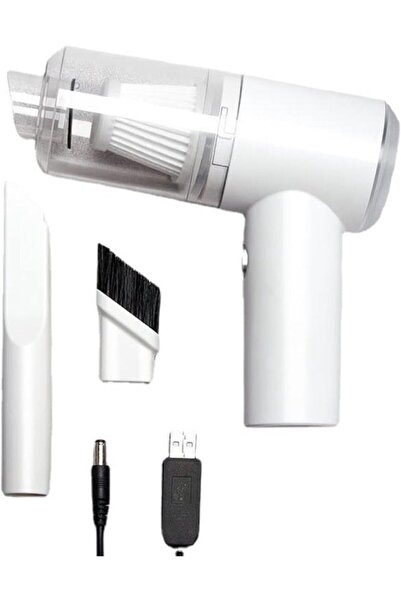 Morvena Picks Mini aspirator auto reîncărcabil fără fir, portabil 120W 6000PA...
