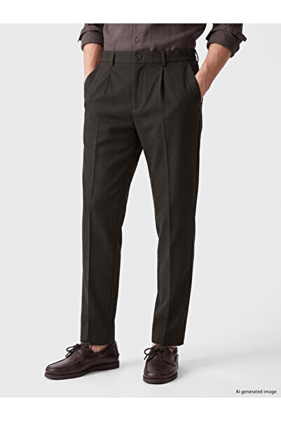 LC Waikiki Timeless Clothing & Timeless Choices Standard Fit Pleated Men's Tr...