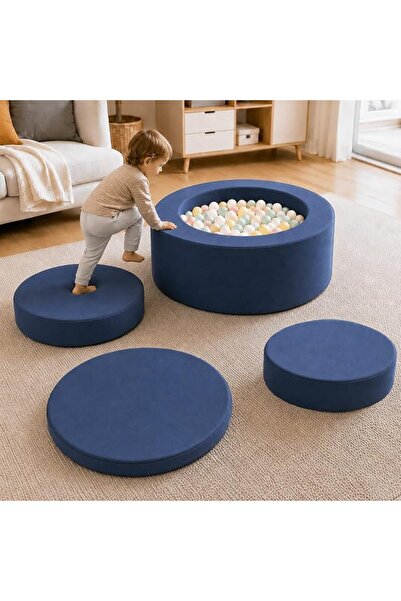 GENERAL Hibobi Kids Play Couch Ball Pit - 4-Piece Convertible Foam Sofa for K...
