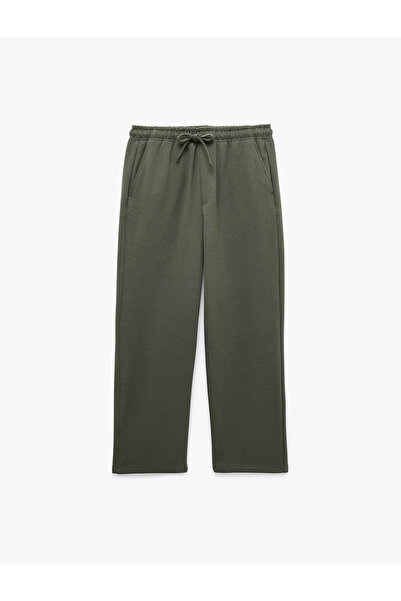 Koton Pocketed, Belted, Fabric Pants
