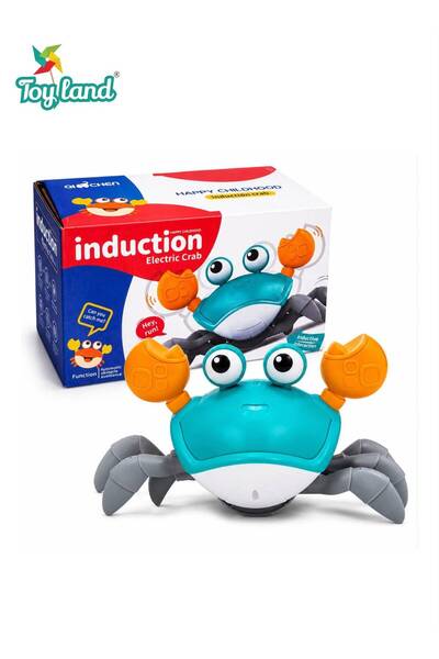 TOY LAND Kids Induction Electric Crab Toy with Automatic Obstacle Avoidance, ...