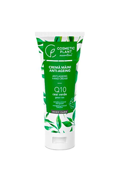 Cosmetic Plant Κρέμα Χεριών Q10 + Πράσινο Τσάι Φυτικής Προέλευσης, 100ml