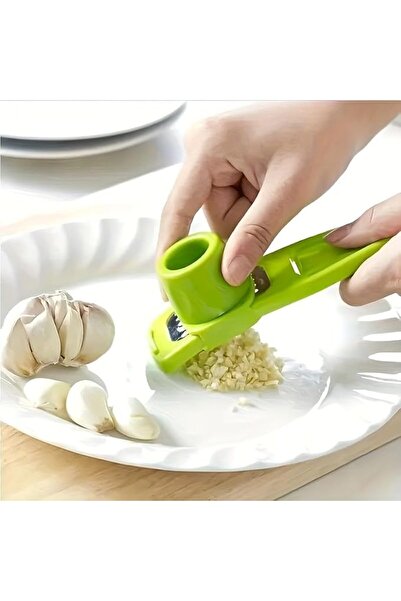 MINIBEAR Mini Garlic Grinder, Creative Garlic Press for Kitchen, Manual Garli...