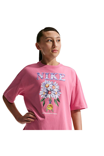 Nike G NSW TEE FLOWERS OS IR5191-641 Ροζ L