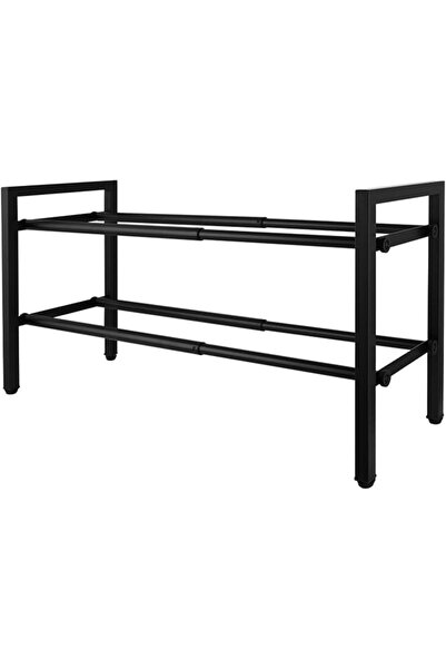 Tazweeq 2 Tier Expandable Shoe Rack, Heavy Duty Metal Shoe Organizer with Adj...