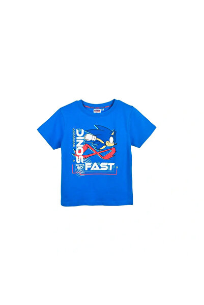 Sun City Fashion Group Μπλούζα κοντομάνικη αγόρι "Sonic fast" ρουά