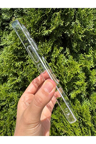 Deppo Trend Poco X8 Pro Max Uyumlu Kılıf İnce Sert Sararmaz Magsafe Kamera Korumalı Koruyucu Dayanıklı Transparan Arka Kapak