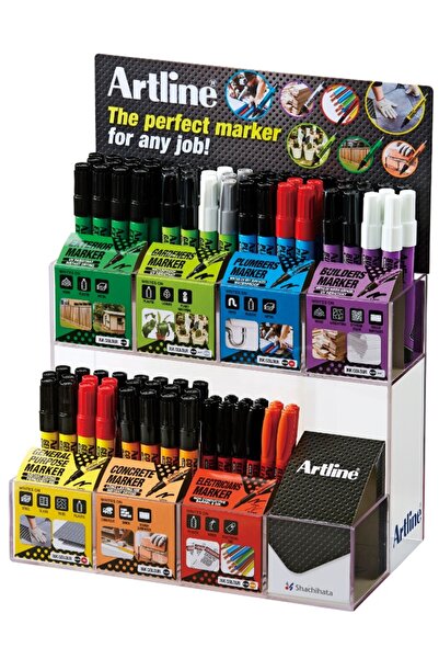 artline Display With Markers Specialized By Industry, 84 Pcs/Display