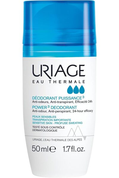 Uriage مزيل عرق رول أون برائحة منعشة للجنسين، 1.7 أونصة سائلة، حماية لمدة 24 ...