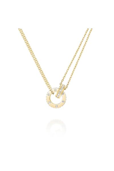 Rosefield JNLCG.J1315 Altın Renk Love Connection Çelik Kolye