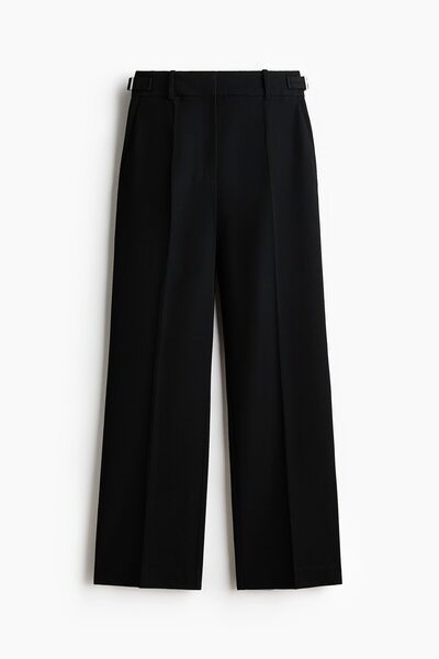 H&M Düz Paçalı Gabardin Pantolon