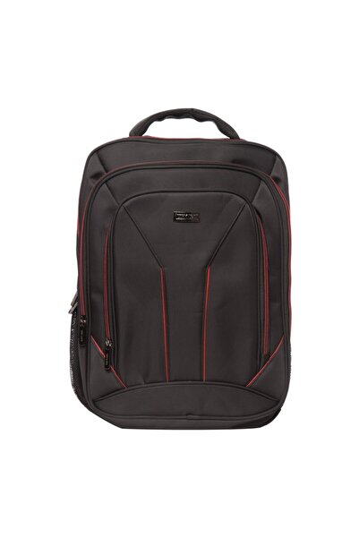 Lamonza Rucsac laptop TOLEDO NEGRU CU ROSU 31X13X42CM