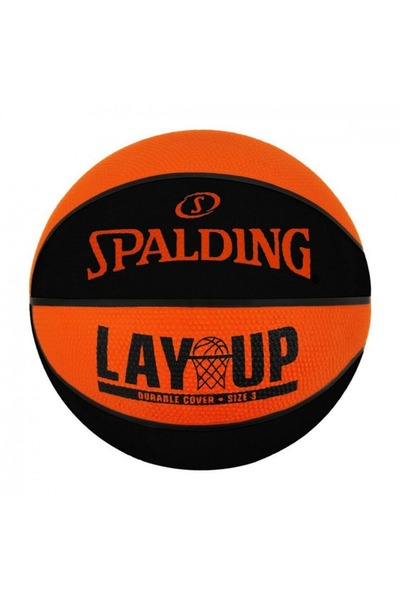 SPALDING LAY UP ΠΟΡΤΟΚΑΛΙ BLACE ΜΕΓΕΘΟΣ 7 84-548Z1 Πορτοκαλί