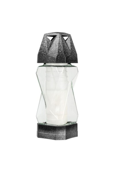 Bolsius Set 3 x Candela din Sticla cu Capac Prestige 4DL, 54 Ore