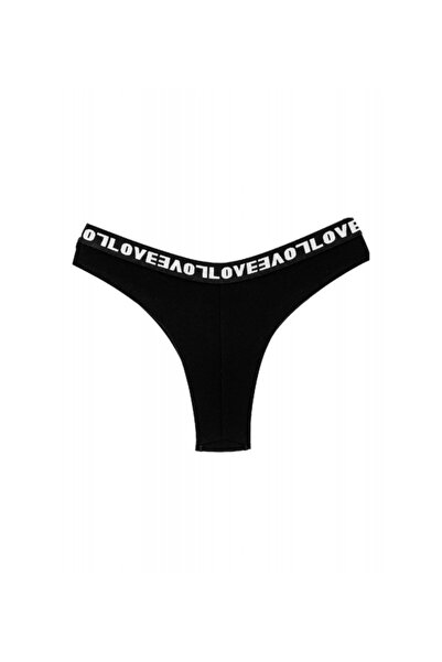 HUNEX UNDERWEAR Βραζιλίας Γυναικείο Βαμβακερό Μαύρο 676MAY, Μέγεθος XL