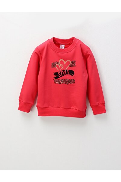 MiniKids Bluza Heart Style, ciclam