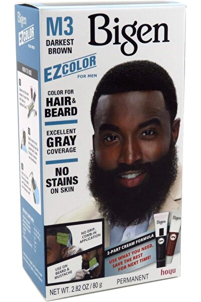 BİGEN Ez Color For Men Darkest Brown Kit (2 Pack)