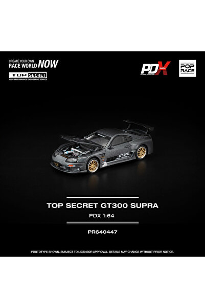 pop race 1 Poprace Top Secret Gt300 Supra Pdx Fair Special 1/64Model Car