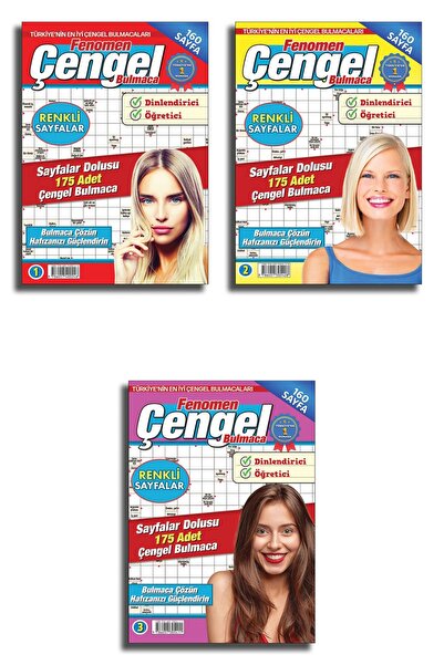 MAXİ Fenomen Çengel Bulmaca 3'lü Set