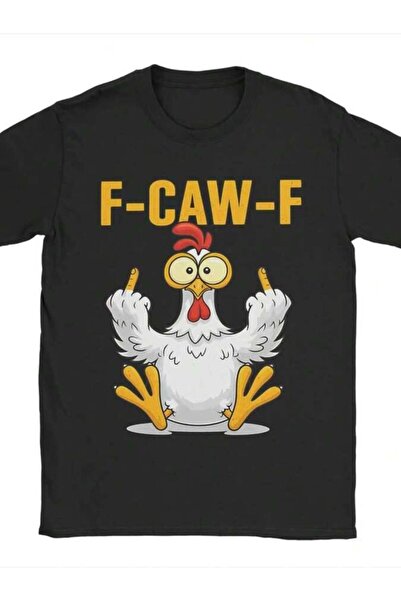 23ERVA Funny F-Caw-F Chicken FCAWF Fashion T For Men Women Pure Cotton Tee Sh...