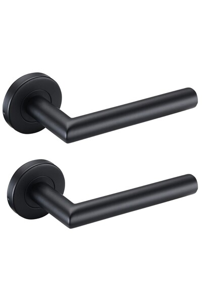 Kuchinox Mâner pentru uși de interior, KGW 900A, rozetă rotundă, negru mat, o...