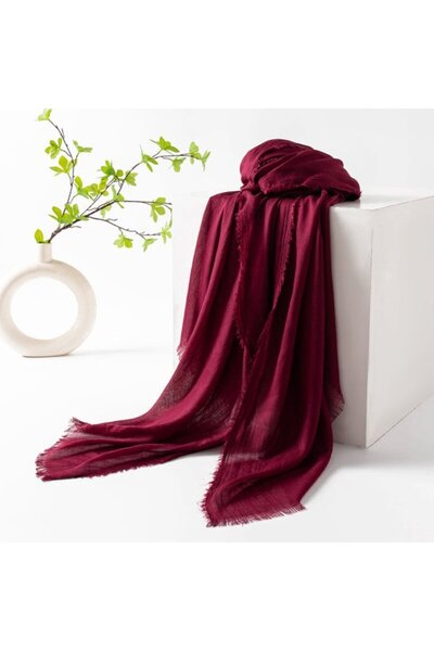 STARSTAR Women's summer scarf wisteria purple 190x100cm mesh beach.