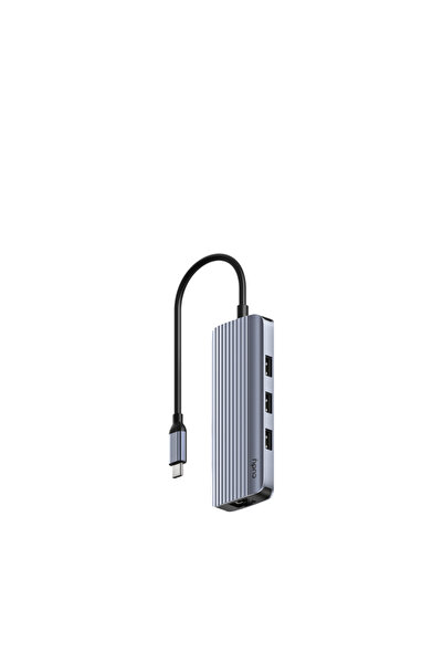 cudy Hub USB-C 6-în-1, HDMI 4K60, Ethernet Gigabit, 3x USB-A 3.0