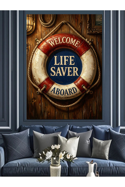 Artmeg Life Saver Can Simidi Διακοσμητικός Καμβάς - Ξύλινη Επιφάνεια MDF