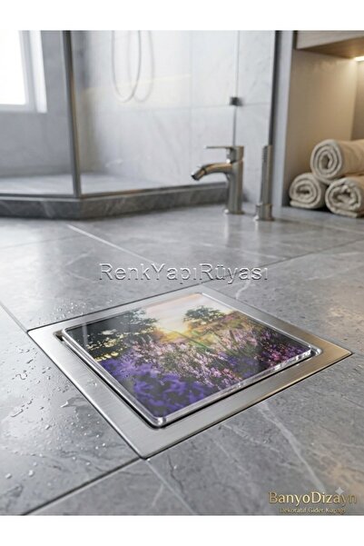 RENK YAPI RÜYASI PLEKSİ KAPLAMA AKRİLİK DEKORATİF ŞIK BANYO GİDER KAPATICI SÜ...