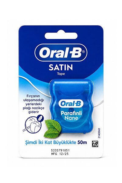 Oral-B Satin Tape Nane Aromalı 50 m Diş İpi