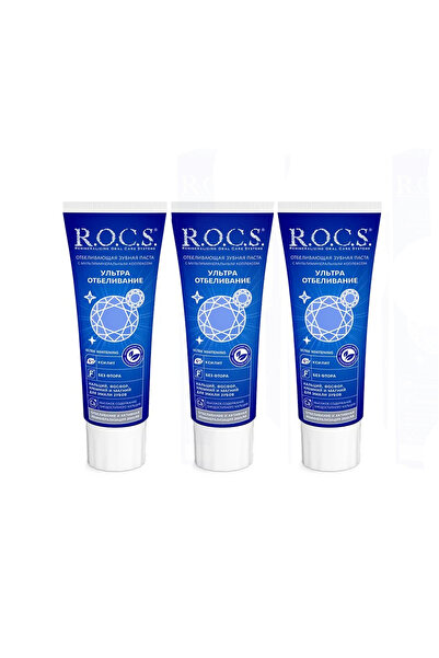 R.O.C.S. Ultra Beyazlatıcı Leke Karşıtı, Bromelain İçeren, Florür ve SLS İçer...