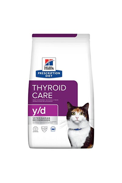 Hill's Prescription Diet Thyroid Care Y/D Kedi Maması 1,5 KG / Evcil Hayvan G...