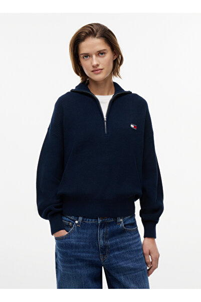 Tommy Jeans Mavi Kadın Kazak DW0DW22928C1G