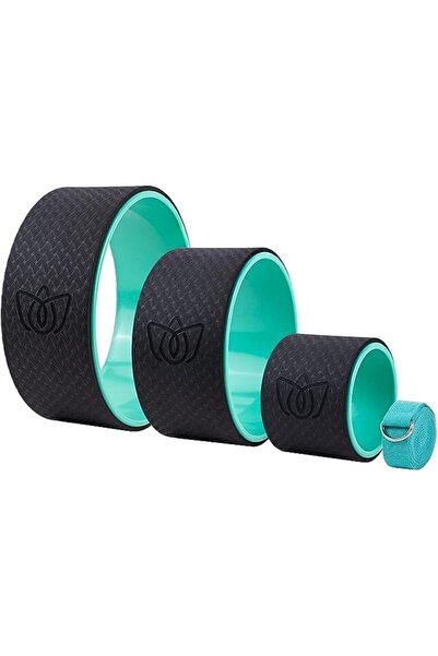 Florensi Yoga Wheel (3-Pack), Back Roller for Muscle Relaxation, Stretching B...