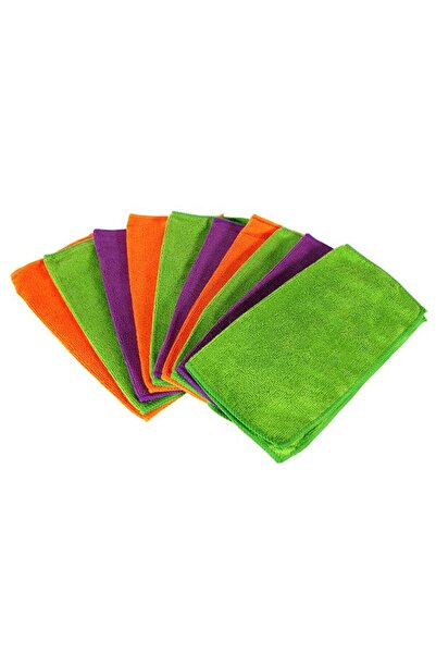 BAMI NETWORK Lavete Microfibre Diverse Culori 30x30cm Set 10 Bucati