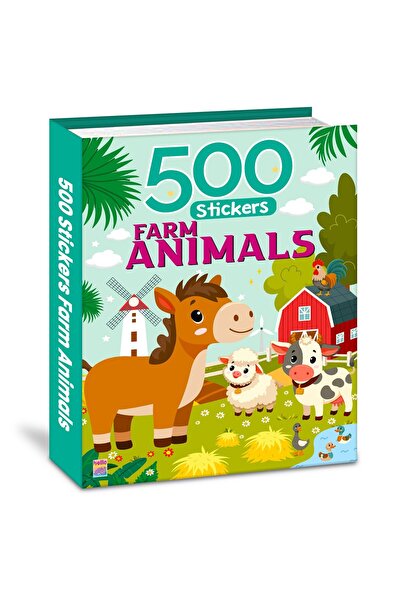 HELLO FRIEND My First 500 Farm Animals Sticker Activity Book For Kids, Childr...