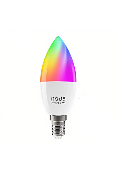 Nous Bec LED RGB Smart P4, E14, Control din aplicatie