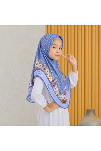 Linda Hijab Printed Hijab for Kids & Girls – Elegant Floral Pattern Modest Is...