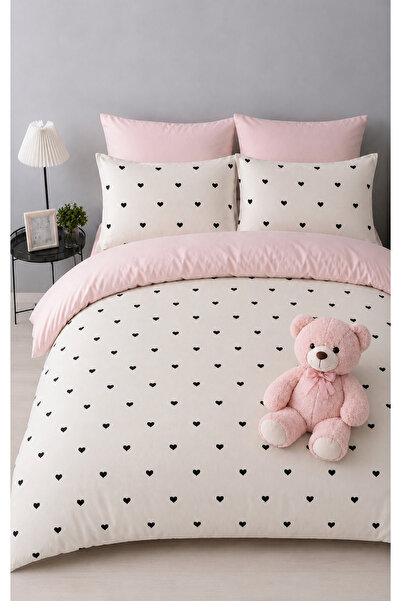 Sheri Home Tekstil YENİ Lastikli Çarşaflı Tek Kişilik Nevresim Takımı SWEETHE...