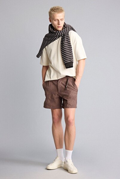 DeFacto Relax Fit Khaki Bermuda Shorts I1144Ax26Sm