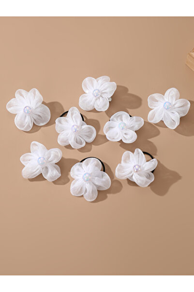 Take Two By Styli Set of 8 - Flower Hair Ties