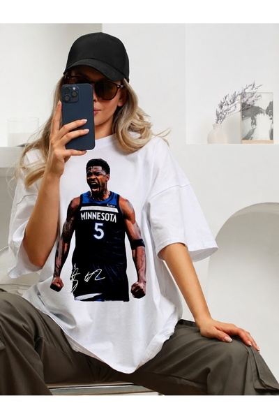 Generic Brand Basketball Player with Number 5,back to school,short sleeve,cas...