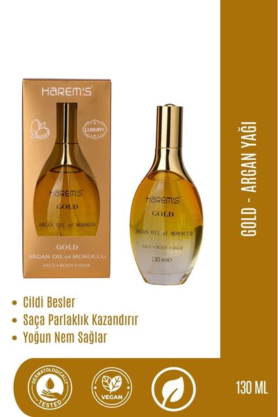 HAREM'S Harems Gold Argan Yağ 130 ml