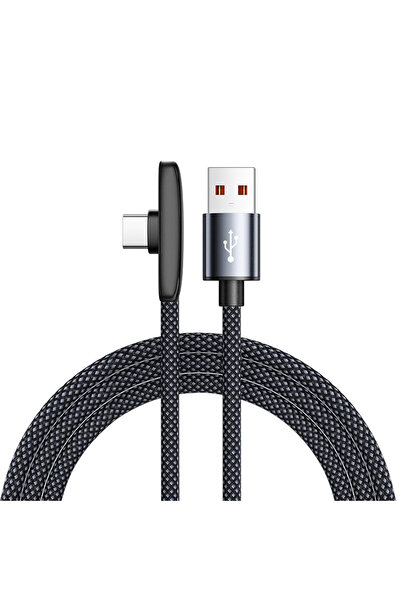 Choice3 2m A-C 100W USB A to Type C Fast Charging 90° Elbow Data Cable USB C ...