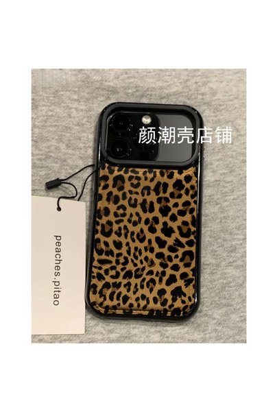 Choice15 iPhone17 Pro Max Black American style Advanced Winter Leopard Patter...