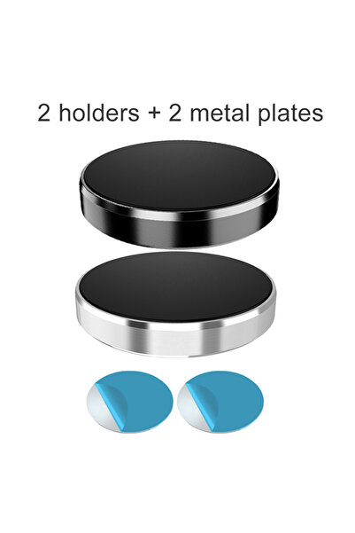 Choice5 Black and Silver Magnetic Car Phone Holder Universal Car Phone Stand ...